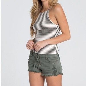 BILLABONG WOMENS LITE HEARTED DENIM SHORT